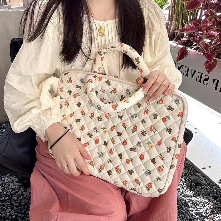 Túi Đựng laptop 13.3 / 14.1 / 15.6 / 15inch Chống Sốc In Hình Gấu Dễ Thương