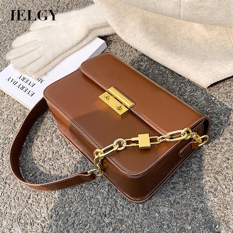 Túi Đeo Chéo Dáng Vuông Nhỏ Đơn Giản Cổ Điển Cho Nữ