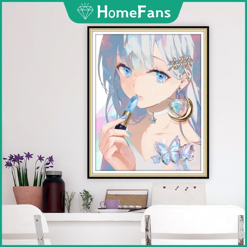 Bộ Tranh Đính Đá 5D Tự Làm Trang Trí Nhà Cửa 30x40cm / 40x50cm