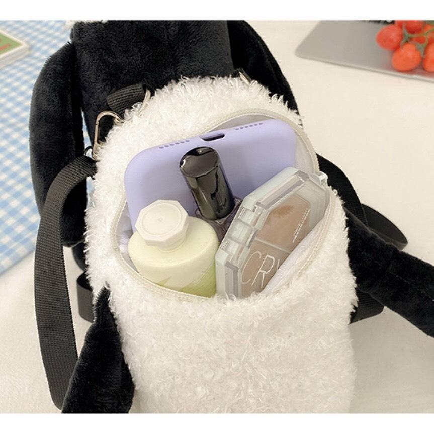 Balo Gấu Bông Hình Con Cừu Hoạt Hình Đáng Yêu - Túi Đeo Con Cừu Xinh Xắn
