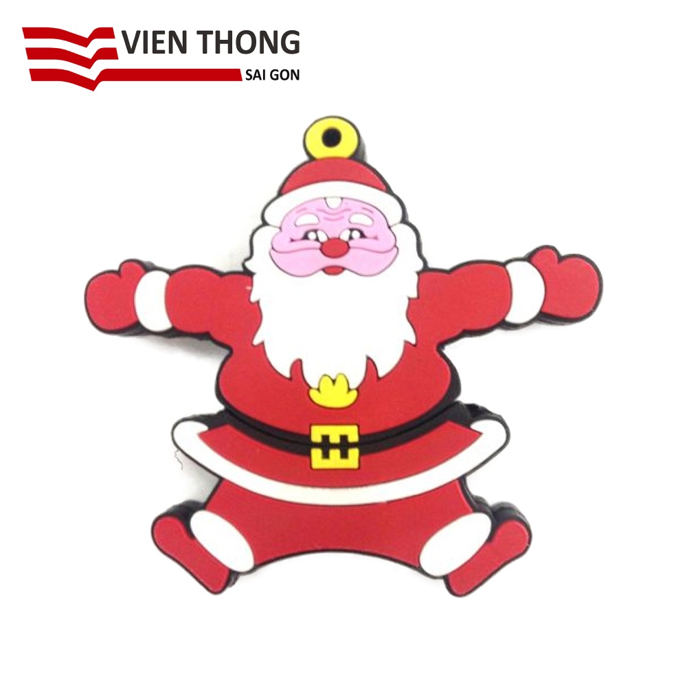 (Quà tặng) USB 16GB Hình Ông già Noel (đỏ)