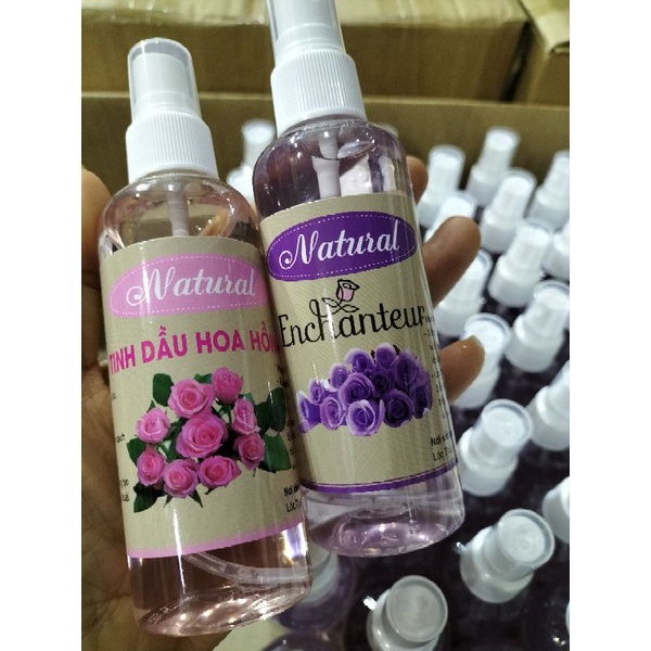 xịt thơm phòng, quần áo, chăn màn hương ly, bạc hà, quế, sả, lavender..