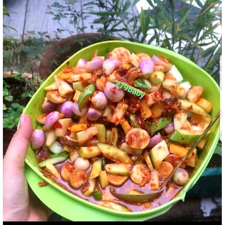 1kg mắm dưa cà Bình Định nhà làm chỉ giao Tphcm