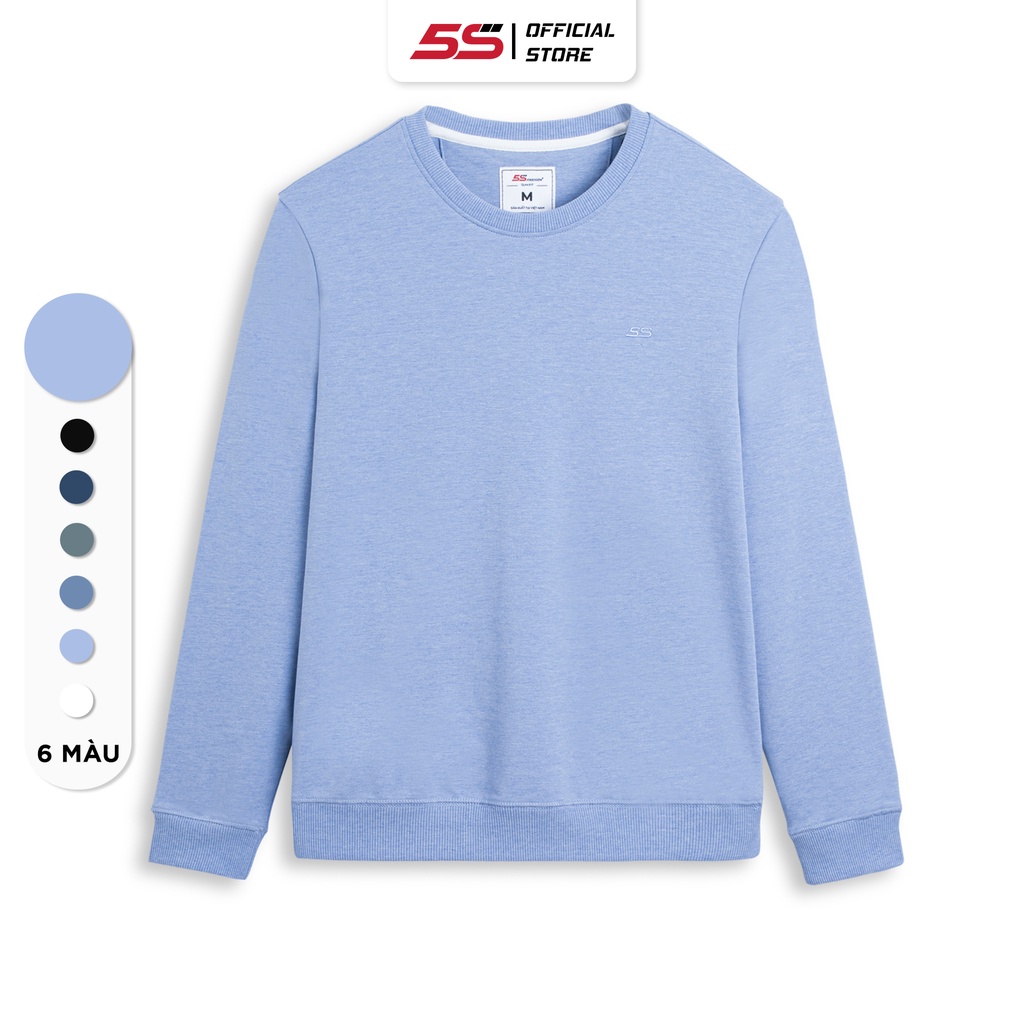 Áo Nỉ Nam 5S Premium, Chất Liệu Cotton Cao Cấp, Mềm Mịn, Dày Dặn, Thiết Kế Năng Động (02-ANO22047)