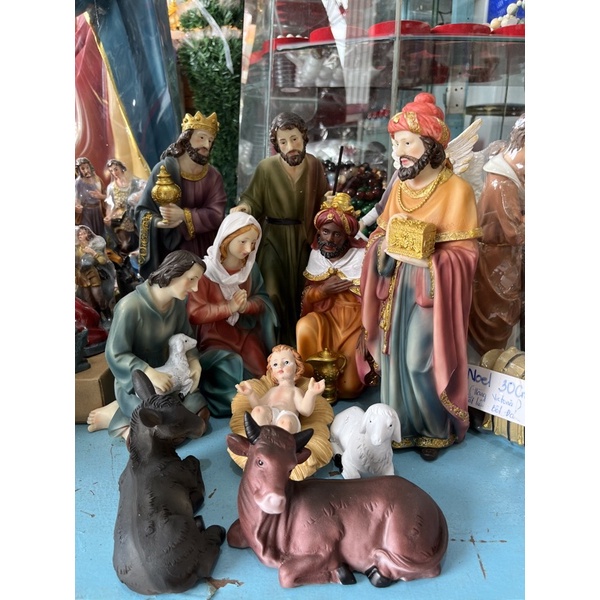 TƯỢNG NOEL Ý 30cm-11vị-TRANG TRÍ NOEL