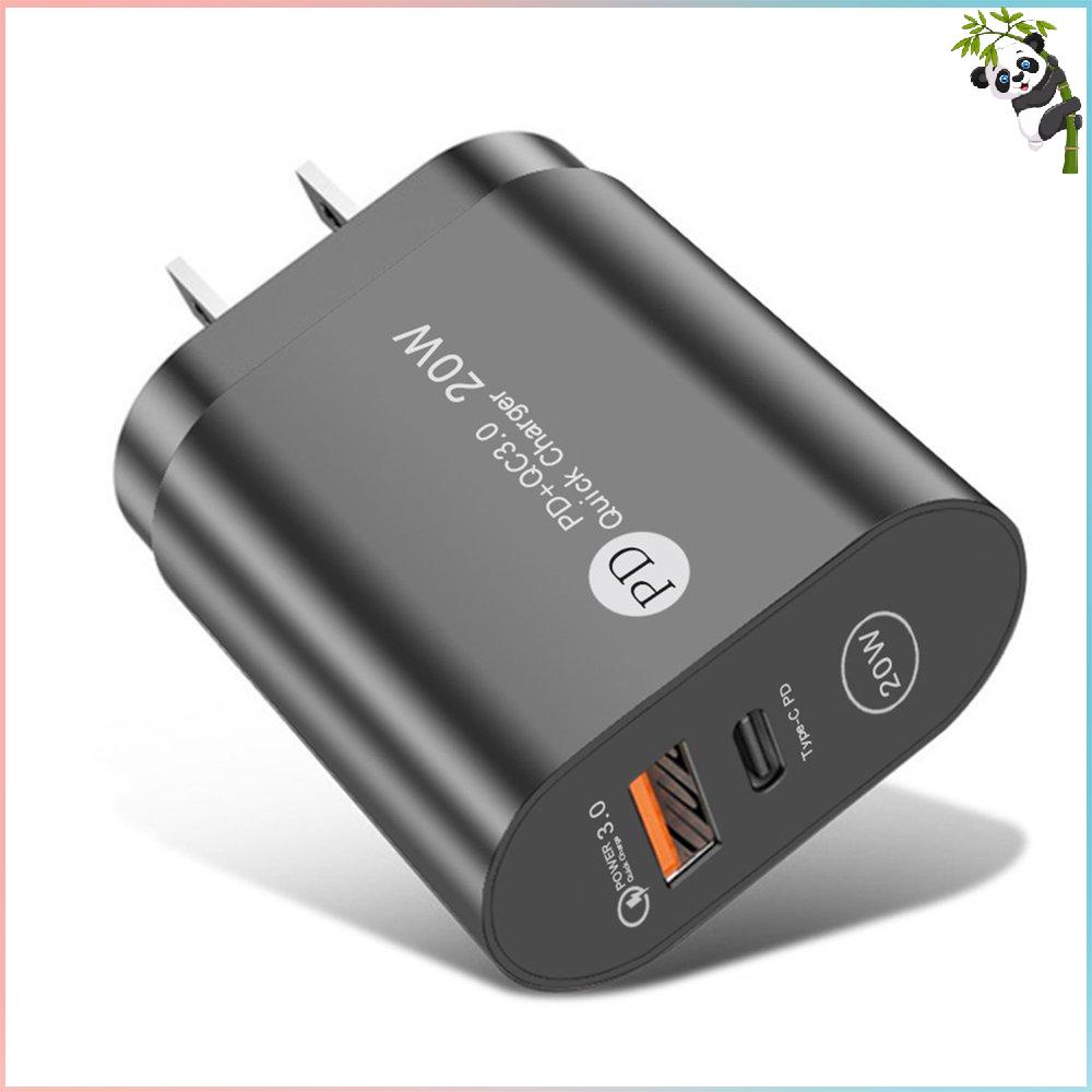 USB PD Charger 20W Quick Type-C Adapter QC 3.0 Fast Charge Phone Wall Chargers Adapter Cellphone Accessory
