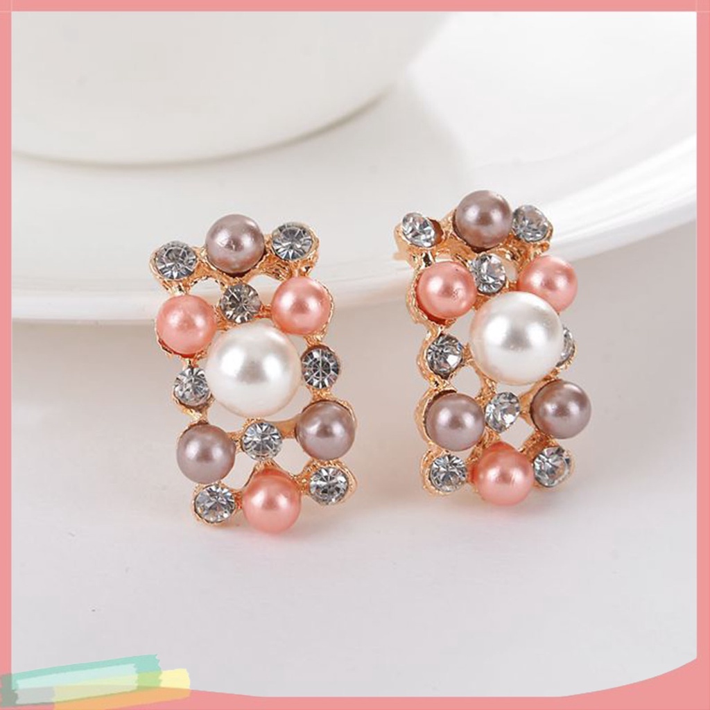 Bộ Vòng cổ + Đôi Khuyên Tai Thiết Kế Đơn Giản Sang Trọng Cho Nữ