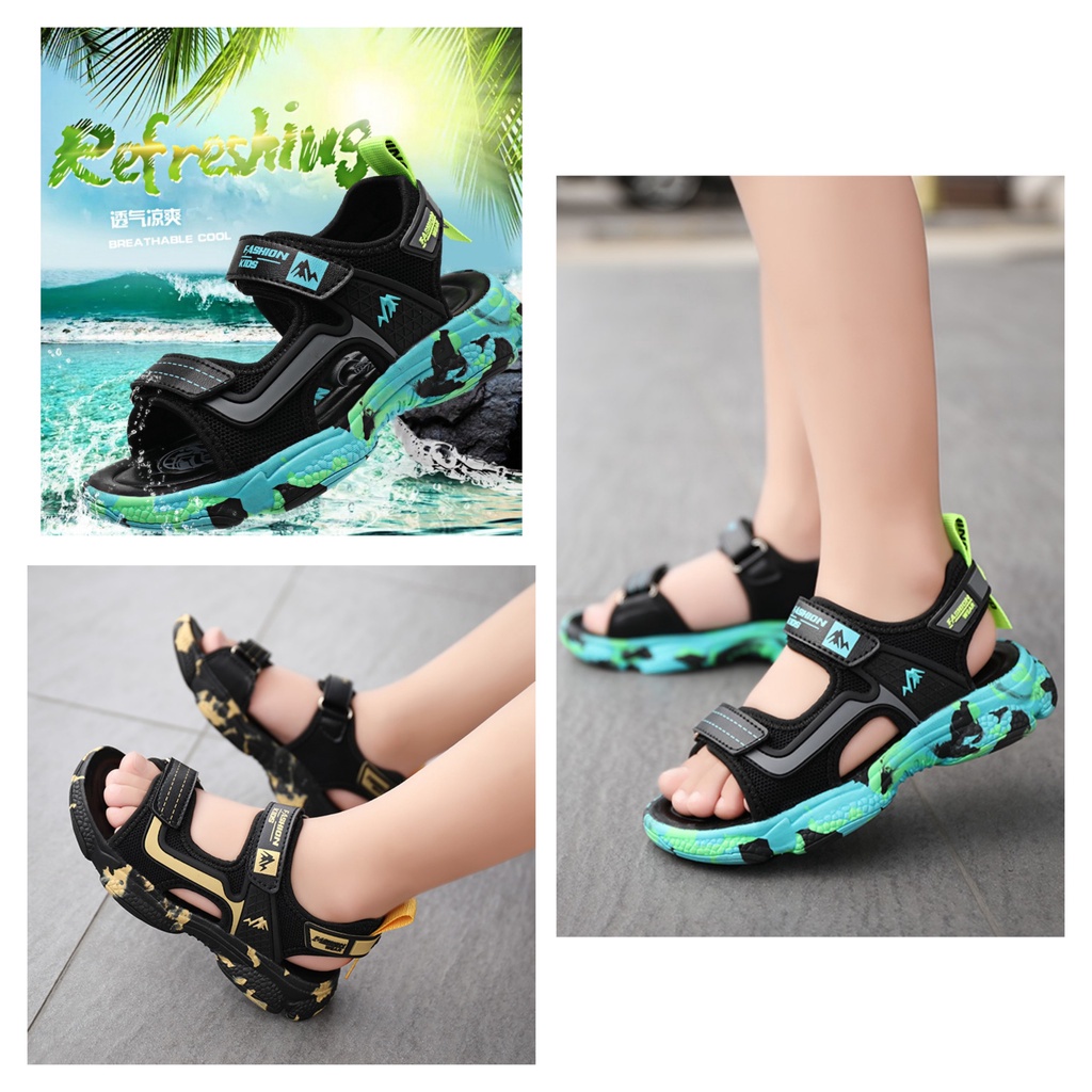 Sandal trẻ em dép quai hậu thể thao cho bé trai từ 4 đến 10 tuổi (199) Richkidsstore3636