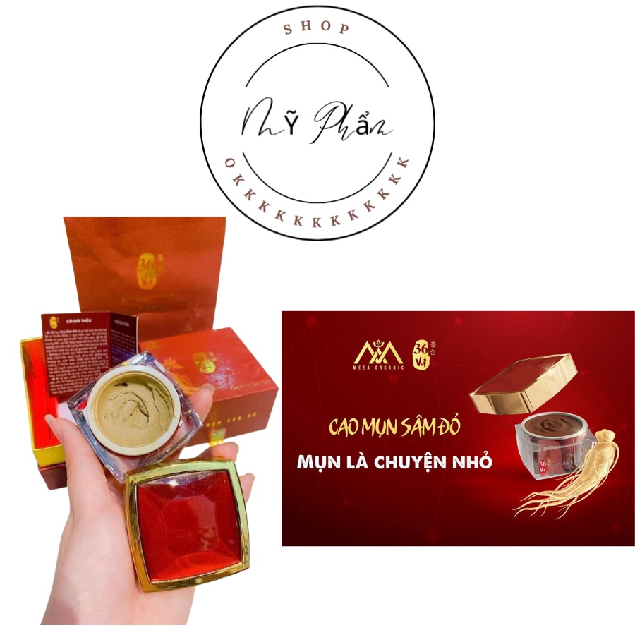 Cao mụn sâm đỏ 36 vị