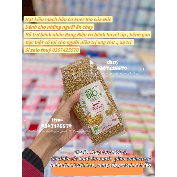 HẠT KIỀU MẠCH HỮU CƠ - BIO BUCHWEIZEN CỦA ĐỨC (gói 500g)