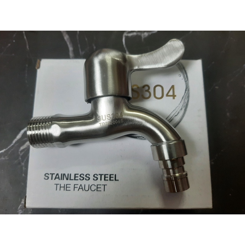 Vòi gạt sus 304| vòi nước 100% INOX 304