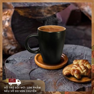 [KM 34%] Cốc sứ Latte - Bát Tràng - 280ml - Đa dạng màu sắc - Quai C