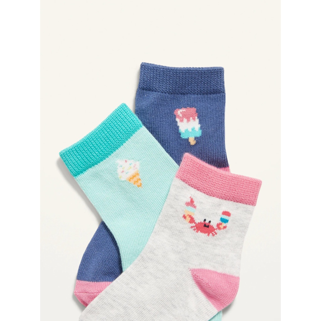 Set 6 đôi tất Old Navy có silicon chống trượt_hàng chính hãng US