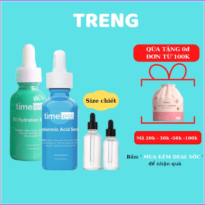 Tinh Chất Dưỡng Da Serum Timeless Tái Tạo Phục Hồi Da
