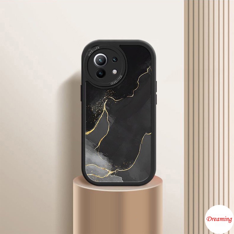 Ốp Lưng Điện Thoại cho Redmi Note 11 11S 10 10S 9S 9 8 7 10C 10A 9C 9A 9T X3 NFC GT M3 Pro 5G 4G Oval Big Eye Soft Phone Case Motif Grey Blue Sky