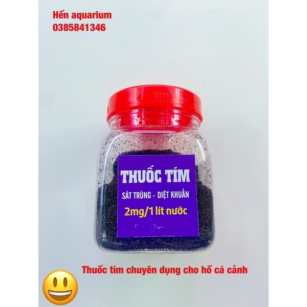 Thuốc tím chuyên dùng cho cá cảnh : phòng ngừa và điều trị các bệnh nhiễm khuẩn ở cá