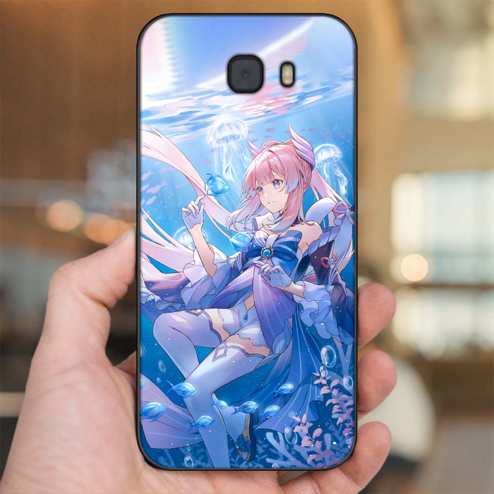 Ốp lưng Samsung C9 Pro viền đen in hình Sangonomiya Kokomi Genshin Impact