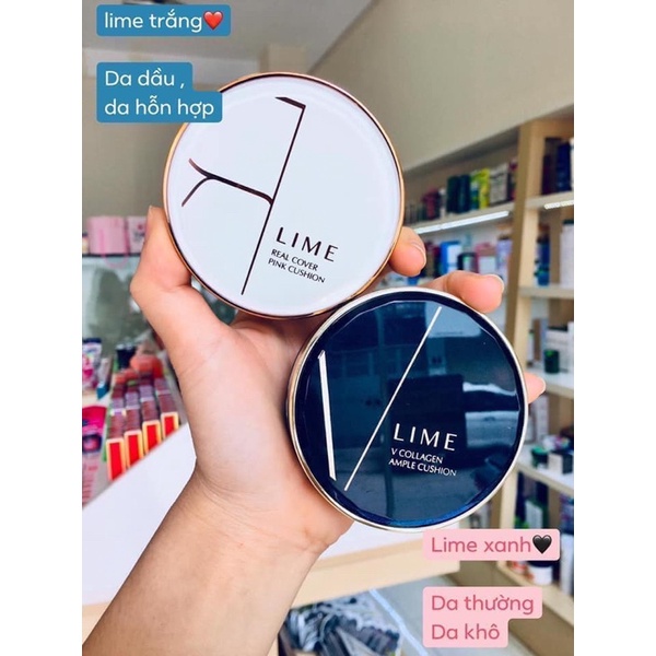 PHẤN NƯỚC LIME REAL COVER PINK CUSHION
