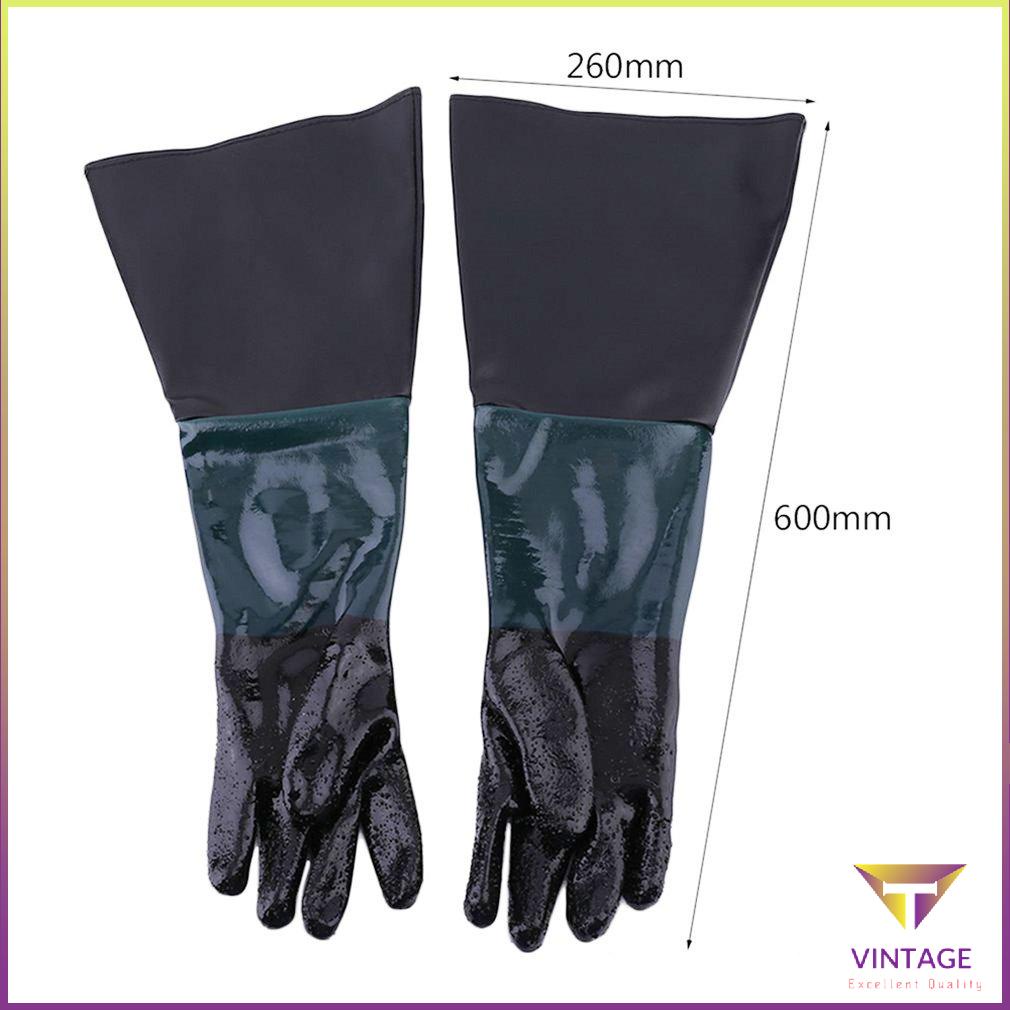 Găng tay phun cát 60Cm cho bảo hộ lao động chống trượt Sandblaster