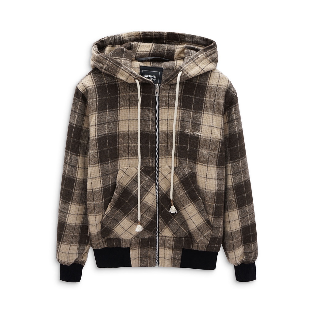 Áo Khoác Nam Hoodie Med Caro, Chất Vải Flannel Thoải Mái, AK0021, SOMEHOW