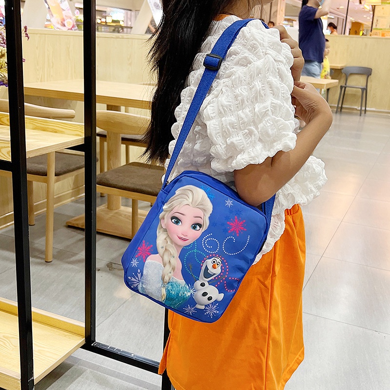 Túi Đeo Chéo Hình Công Chúa Băng Giá Dễ Thương Cho Bé Gái