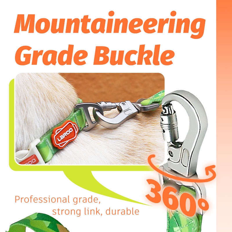 HamshMoc Dây Dắt Thú Cưng Đi Dạo Bằng Nylon Chống Nước Có Móc Với Tay Cầm Rộng Chống Mùi Mạnh Mẽ