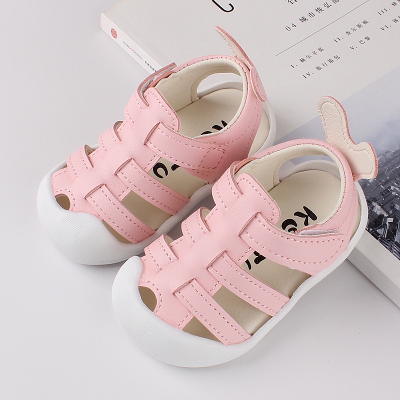 MẪU MỚI 2023_ Dép rọ tập đi trơn 3 màu cho bé trai bé gái size 15-19