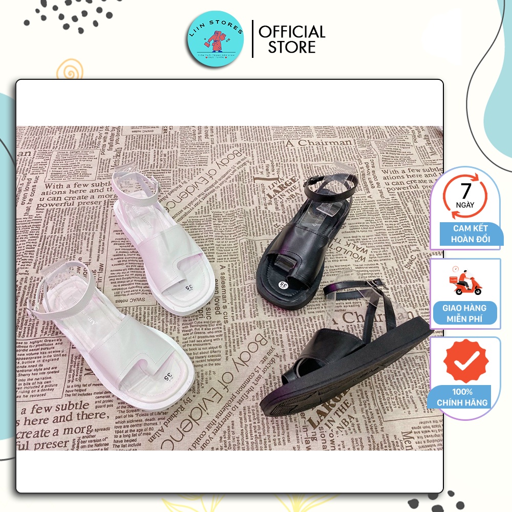 Sandal nữ bánh mì đế 3p quai 6p xỏ ngón may viền chắc chắn, from dáng dễ mang, ôm chân, phù hợp đi học, đi làm - L0069