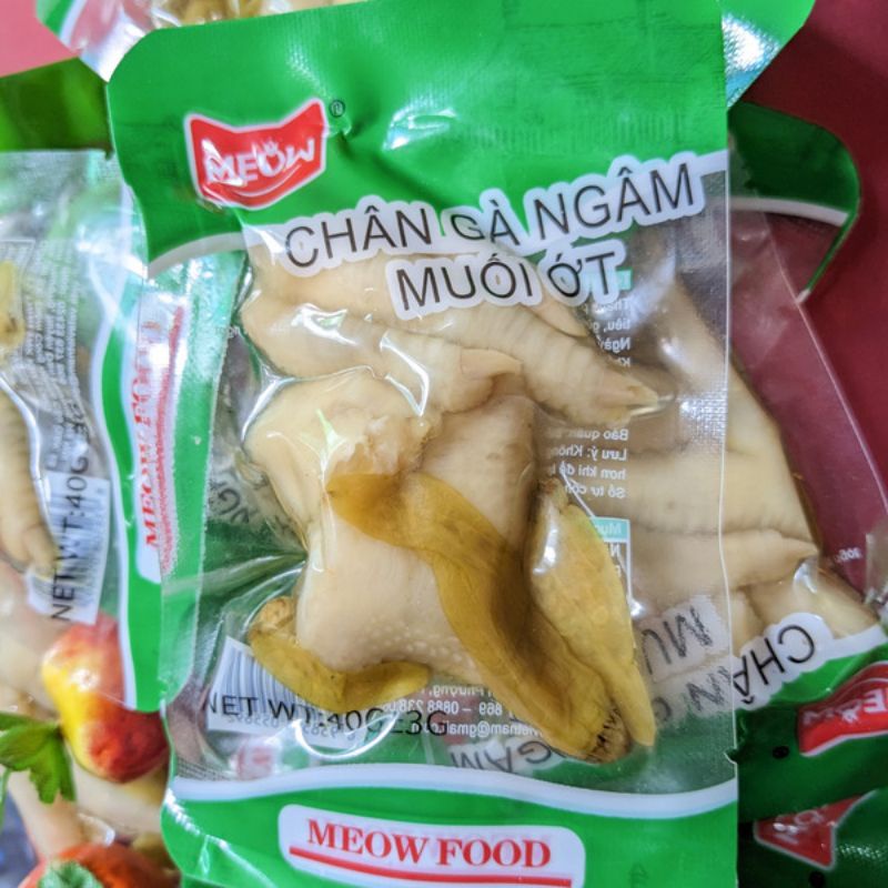 chân gà ủ muối ớt MEOW
