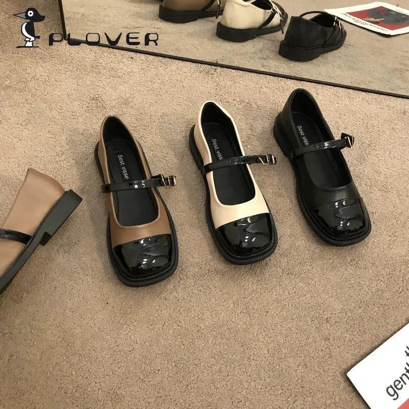 Giày Lolita đế bệt dễ phối đồ, giày búp bê xinh xinh xắn