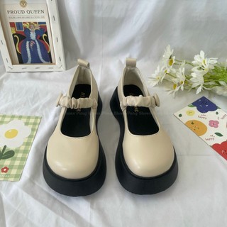 Giày Búp Bê PongShoes đế bằng quai dán - FULL BOX- Mã 1520
