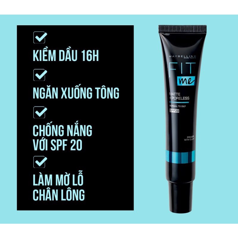 Kem Lót Làm Mịn Da, Che Khuyết Điểm, Se Khít Lỗ Chân Lông Maybelline Baby Skin Pore Eraser