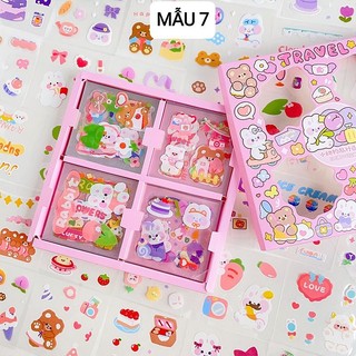 (Sỉ 380đ/tấm) Set 25 Tấm Sticker Các Loại