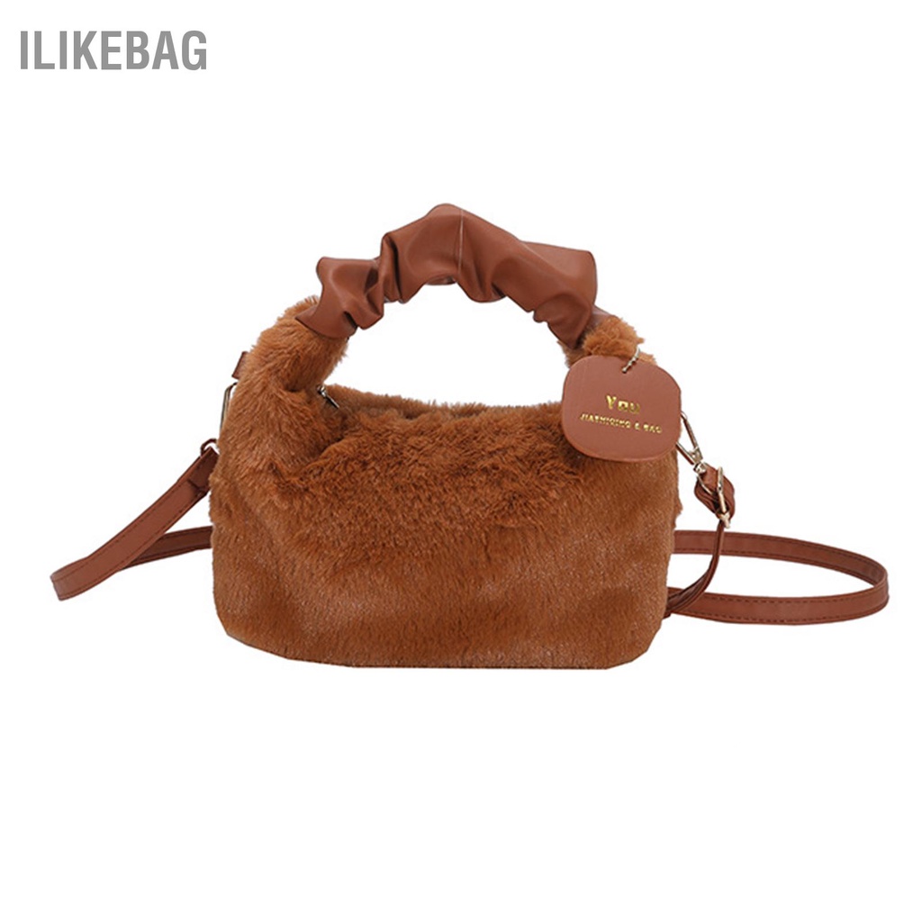 Ilikebag Sang Trọng Túi Free Size Thanh Lịch Màu Sắc Nguyên Chất Móc Có Thể Tháo Rời Tay Cầm Thoải Mái Mờ Cho Bé Gái Nữ Đi Chơi