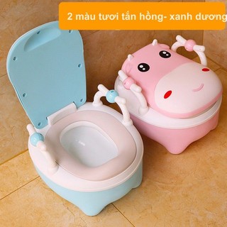 [ Tặng kèm cọ vệ sinh] Bô vệ sinh kèm đệm cho bé yêu