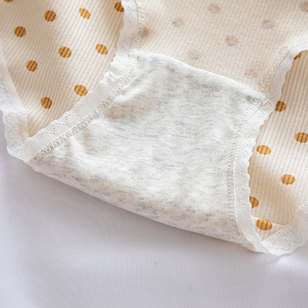 Quần lót nữ cotton viền ren đính nơ dễ thương kháng khuẩn cute quyến rũ đẹp 03