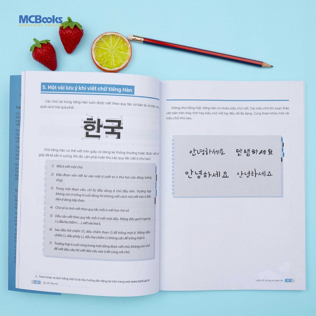 Sách - Tập viết tiếng Hàn Mcbooks | BigBuy360 - bigbuy360.vn