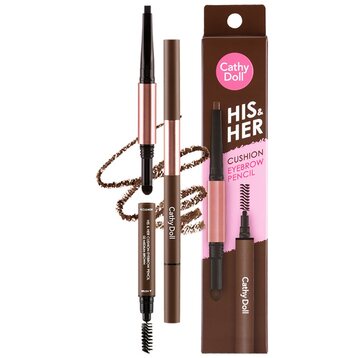 Cathy doll chì kẻ mày His & Her Cushion Eyebrow Pencil 0.16g+0.4g