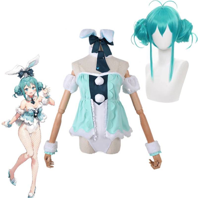Hatsune miku Và Thỏ Trắng Xinh Xắn Đáng Yêu