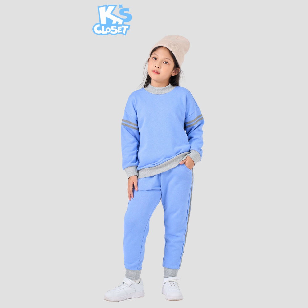 Bộ quần áo dài tay trẻ em K'S CLOSET (1-14 tuổi) KT257ONF TM