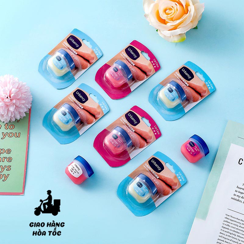 ⚡Sáp Son Dưỡng Môi Hồng Xinh, Dưỡng Ẩm, Mềm Mại Giúp Căng Môi Tự Nhiên Urbancy SPB01200⚡