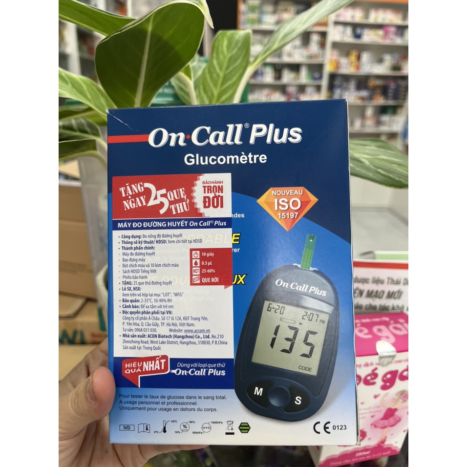 Máy đo đường huyết - On Call Plus - tặng 25 que + 10kim
