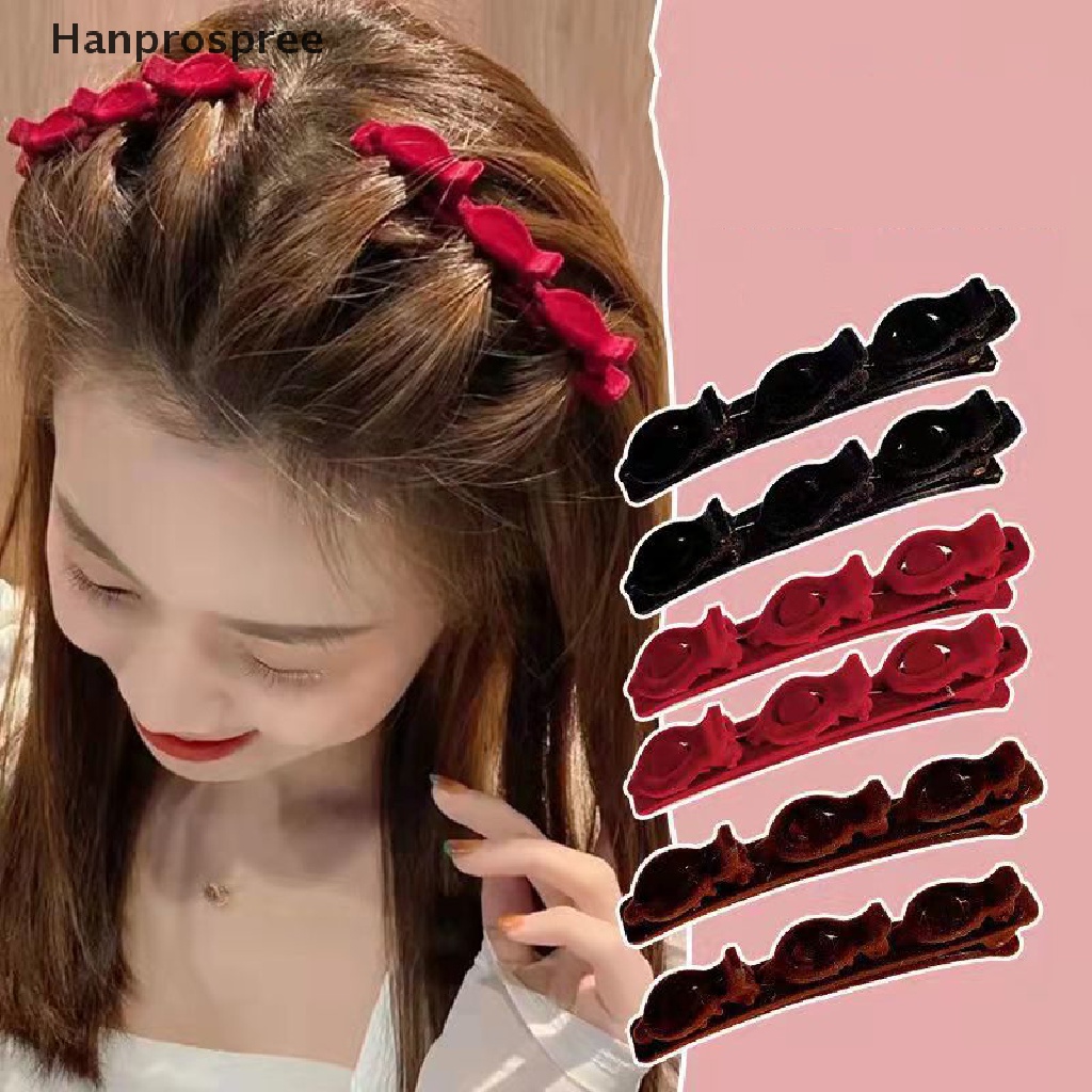 Kẹp Tóc Mỏ Vịt Bện Dây Thời Trang Vintage