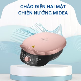Máy chiên, nướng chảo điện Midea / WJH3002, bánh gia nhiệt hai mặt, làm bông lan