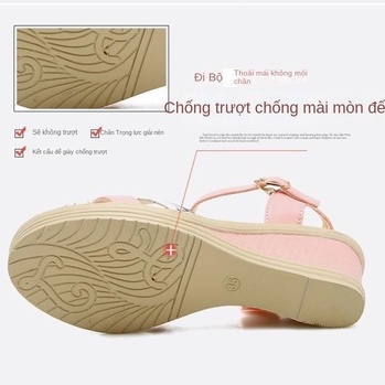 Sandal Đế Xuồng Thời Trang Mùa Hè Dành Cho Nữ