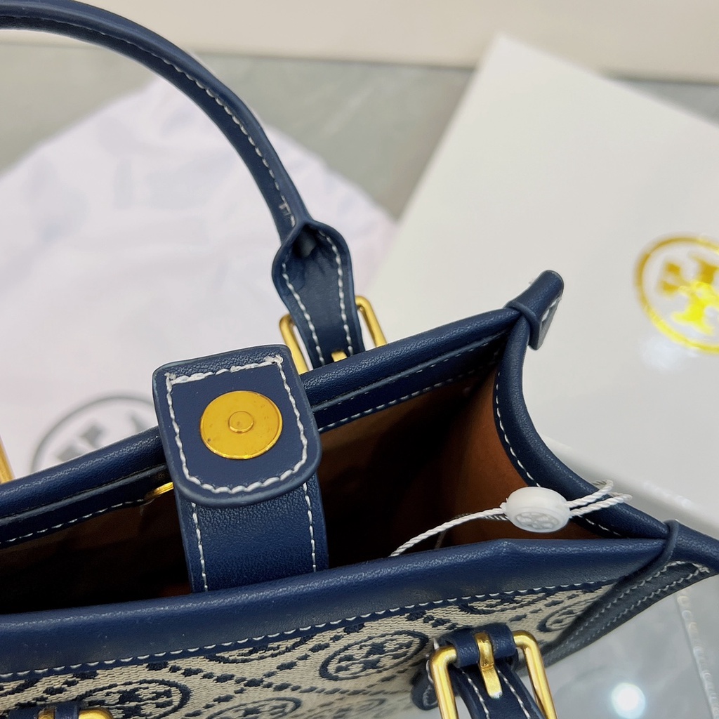 Toryburch Mini T Monogram Tote 2 Màu