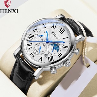 Mới đồng hồ đeo tay chenxi dây da sang trọng chống thấm nước thời trang cho nam