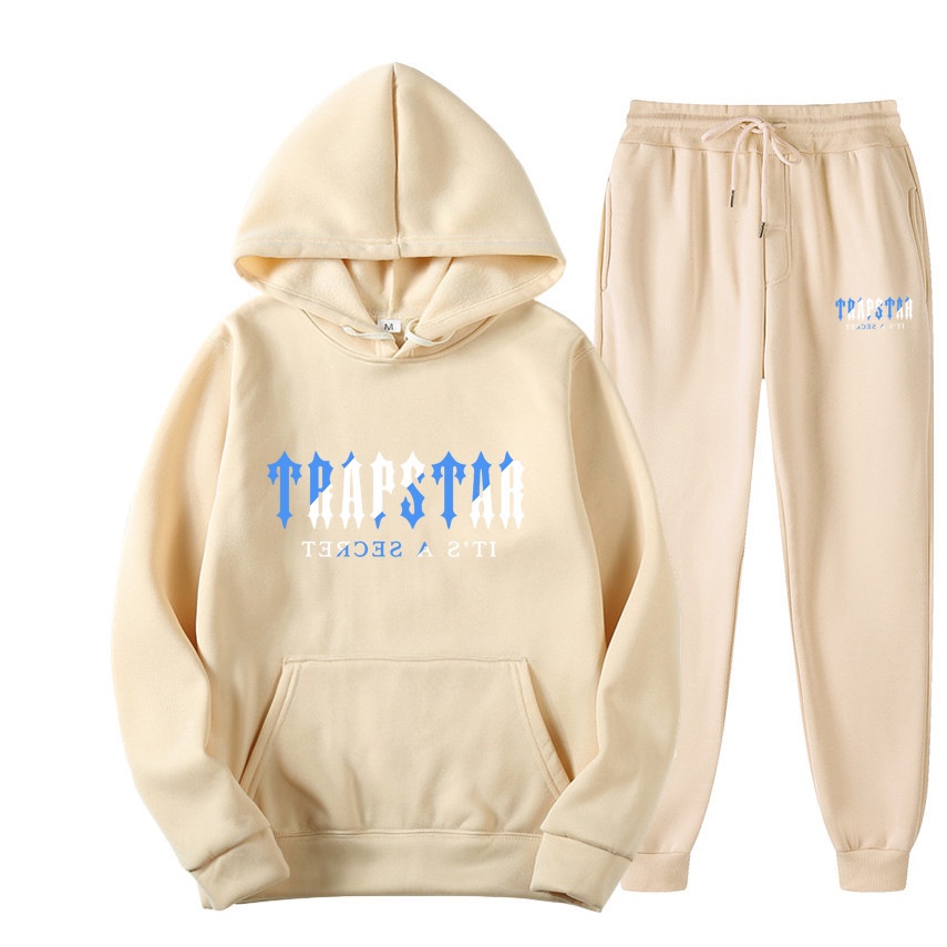 Bộ đồ thể thao MMIOT gồm áo hoodie dáng rộng và quần dài in chữ Trapstar thời trang với nhiều màu tùy chọn (Có bán lẻ)