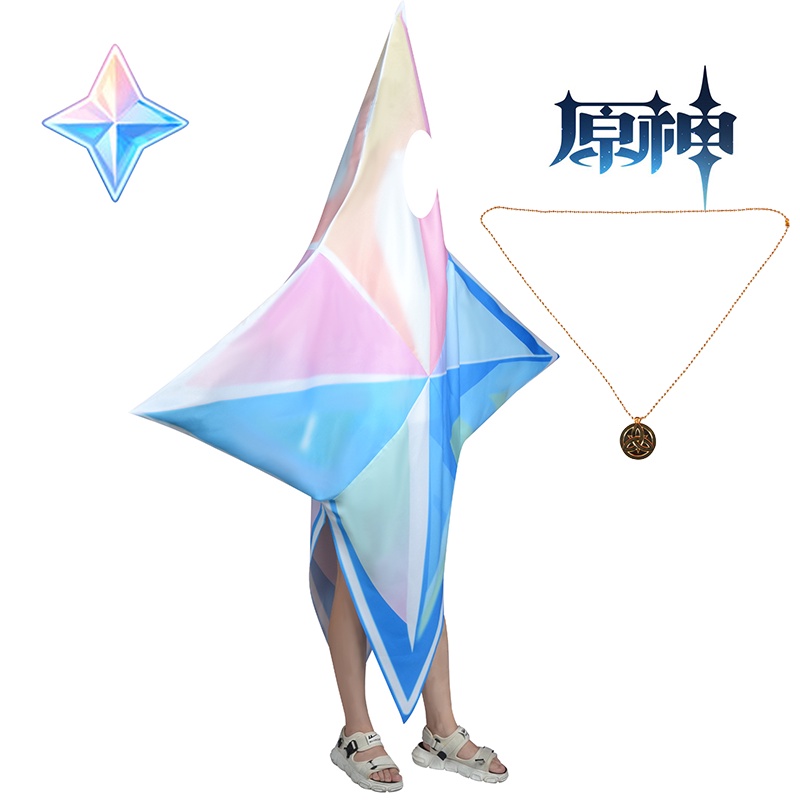 Halloween Genshin Impact Primogems Crystal Cosplay Costume Party Fan Gifts