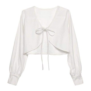 Áo Nữ, Áo Khoác Nhẹ nữ Cadigan Croptop Buộc Dây Ngực Siêu Xinh
